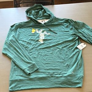 Green Golf Men's Long Sleeved Hoodie